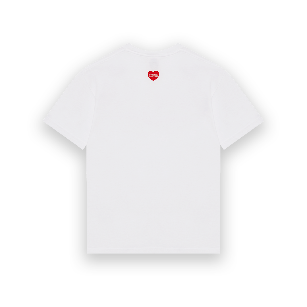 White 'beck' T-shirt