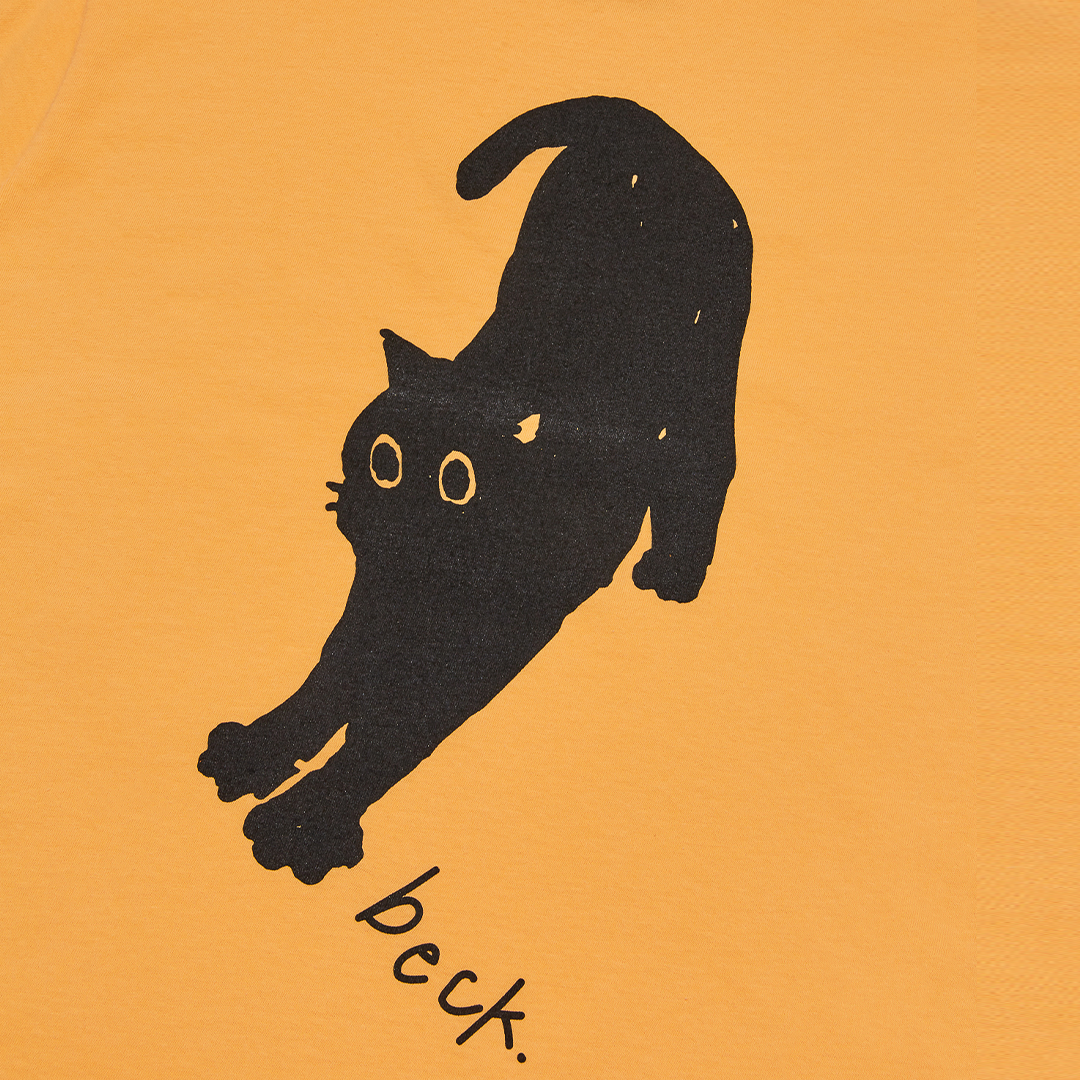 Yellow 'beck' T-shirt