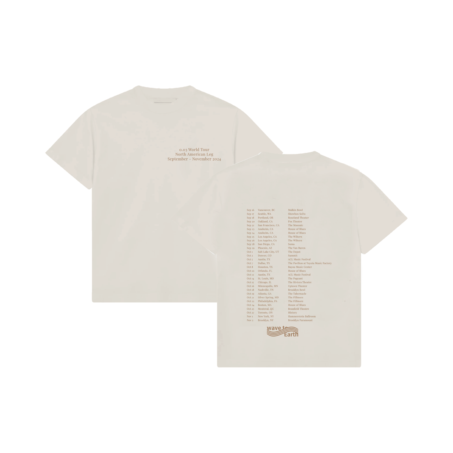 Cream Simple T-Shirt