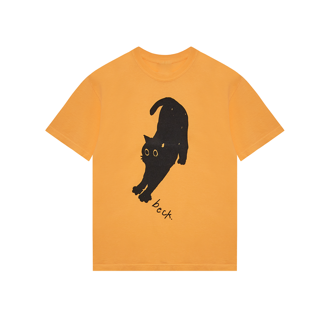 Yellow 'beck' T-shirt