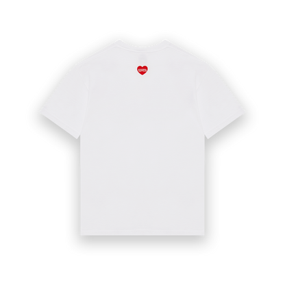 White 'beck' T-shirt
