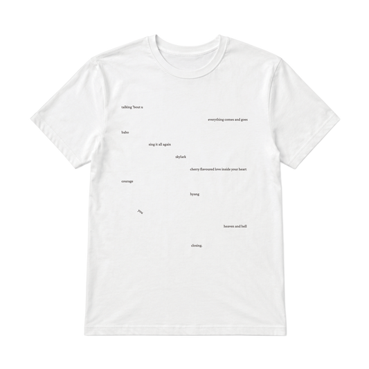bad pieces Tracklist T Shirt