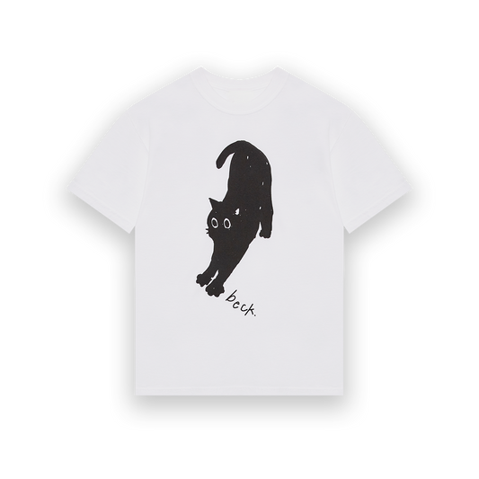 White 'beck' T-shirt