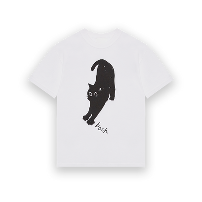 White 'beck' T-shirt