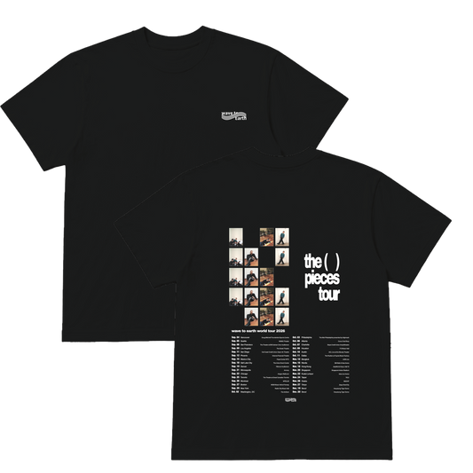 Tour Date T Shirt - Black