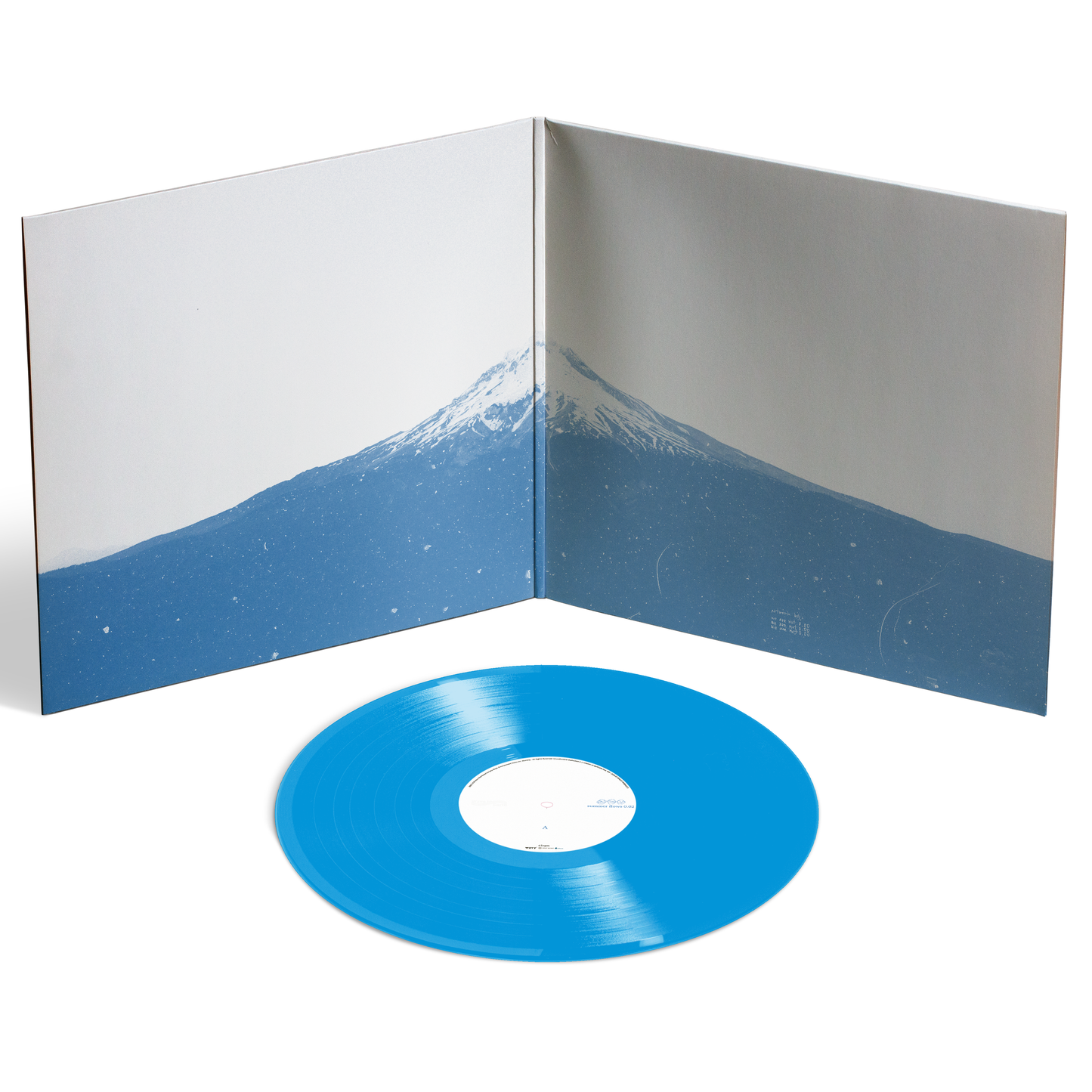 summer flows 0.02 Blue Vinyl – wave to earth