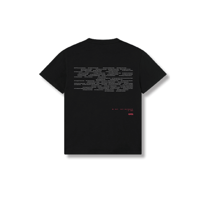 All Tour Date T Shirt - Black