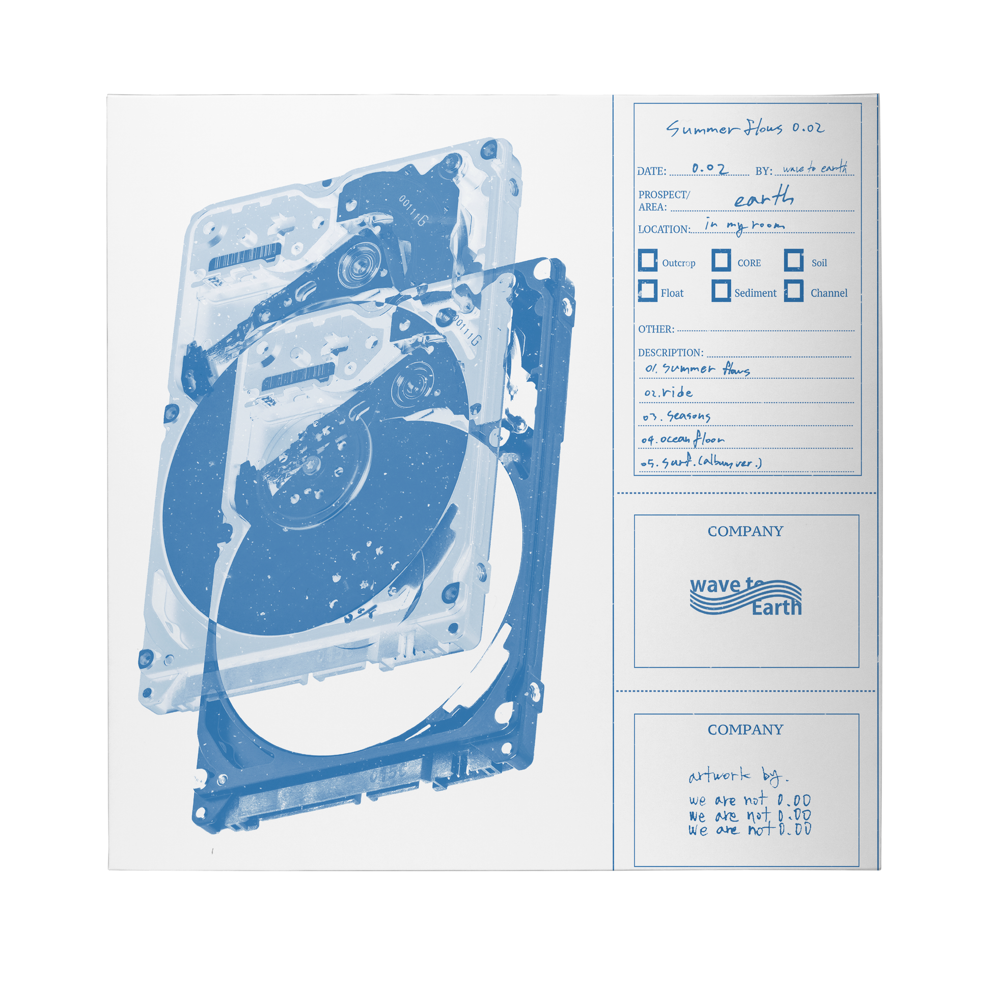 その他 wave to earth-summer flows 0.02 LP summer flows 0.02 Blue Vinyl – wave to earth